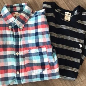 Lot of two men’s longsleeve shirts size medium